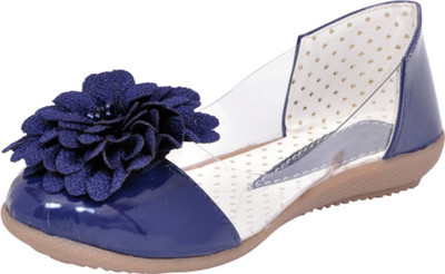 

REALFOOTWEAR Girls Slip on Jutis(Blue