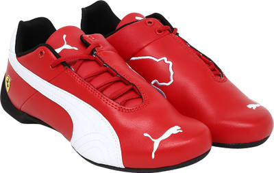 

Puma Boys & Girls Lace Sneakers(Red, Rosso corsa- white