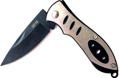 

Military Green Silver Pocket Folding Knife 06 Knife, Survival Knife, Campers Knife, Pocket Knife(Silver, Black)