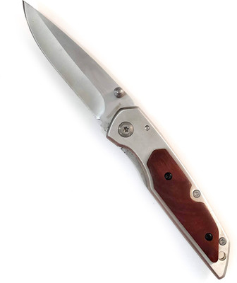 

Military Green Buck Silver Brown 01 Knife, Survival Knife, Campers Knife, Pocket Knife(Silver, Brown)
