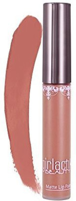 

Girlactik Long Lasting Matte Lip Paint Liquid Lipstick Posh(Pink)