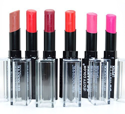 

City Color 6 Be Matte Lipstick Set Lip Stick L-0021A + Free Earring By(Multicolor)