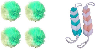 

Bajrang Loofah(Pack of 6), Multicolor