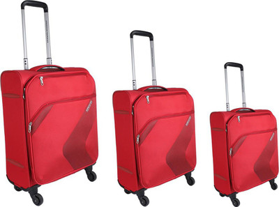 

American Tourister Suitcase, Cabin Suitcase, Check-in Suitcase Combo(Red)