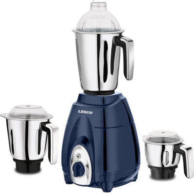

LESCO SAPPHIRE 1000 W Mixer Grinder(Navy Blue, 3 Jars)