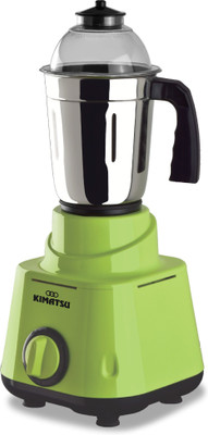 

Kimatsu Mixer Grinder with 3 food grade stainless steel jars and a pure copper motor 550 Mixer Grinder(Green, 3 Jars)