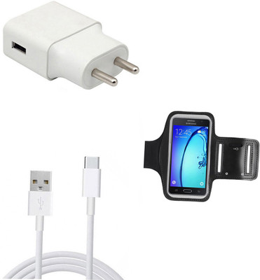 DAKRON Wall Charger Accessory Combo for Nokia 6.1 Plus (Nokia X6)(White)