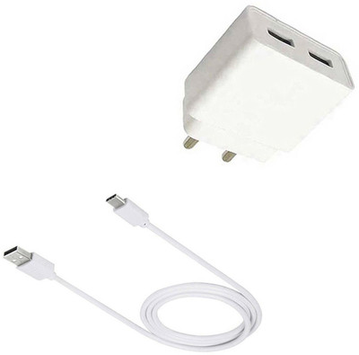DAKRON Wall Charger Accessory Combo for Nokia 5.1 Plus (Nokia X5)(White)