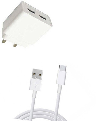 DAKRON Wall Charger Accessory Combo for Nokia 6.1 Plus (Nokia X6)(White)