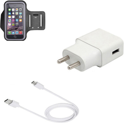 DAKRON Wall Charger Accessory Combo for Vivo NEX(White)