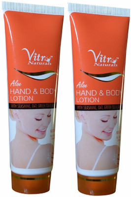 

vitro Aloe Hand & Body Lotion 50 gm set of 2(50 g)