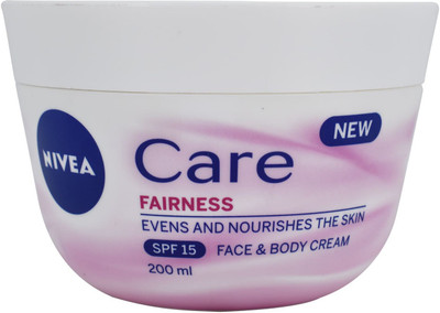 

Nivea Care Fairness Face & Body Care Cream (SPF15)(200 ml)
