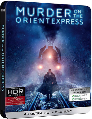 

Murder on the Orient Express (4K UHD & HD) (Steelbook)(4K(UHD) Blu-ray English)