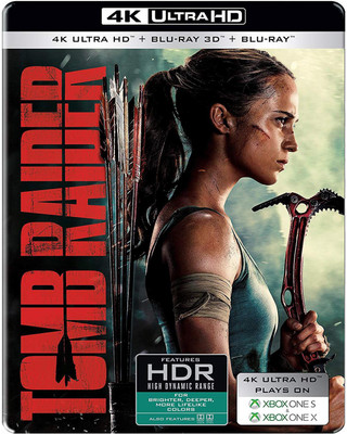 

Tomb Raider (Steelbook) (4K UHD + Blu-ray 3D + Blu-ray)(4K(UHD) Blu-ray English)