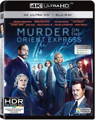 

Murder on the Orient Express (4K UHD & HD) (2-Disc)(4K(UHD) Blu-ray English)