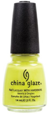 

China Glaze Nail Polish, Electric Pineapple, 0.5 Fluid Ounce Yellow