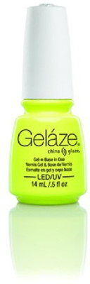 

China Glaze Gelaze 100% Gel-n-Base Polish, Celtic Sun, 0.5 Ounce Green