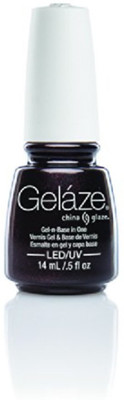 

China Glaze Gelaze 100% Gel-n-Base Polish, Lubu Heels, 0.5 Ounce Black
