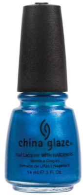 

China Glaze Nail Polish, Blue Iguana, 0.5 Fluid Ounce Blue