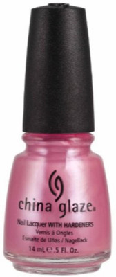 

China Glaze Nail Lacquer with Hardeners:Summer Rain Pink