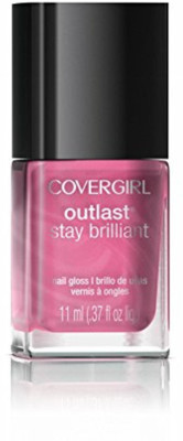 

Cover Girl Outlast Stay Brilliant Nail Gloss Petal Power 40, .37 oz Pink