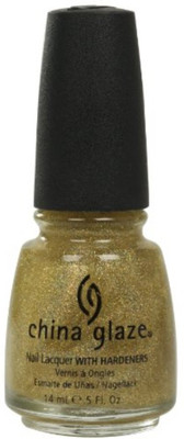 

China Glaze Nail Lacquer with Hardeners:Golden Enchantment CGS552 Gold
