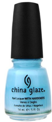 

China Glaze Nail Polish, Bahamian Escape, 0.5 Fluid Ounce Blue
