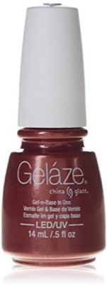 

China Glaze Gelaze 100% Gel-n-Base Polish, Awakening, 0.5 Ounce Brown