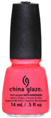 

China Glaze Nail Lacquer, Shell-O, 0.5 Fluid Ounce Pink