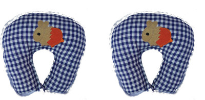 

EasyShop Cartoon Neck Support Soft baby Pillow for Children,made with best quality fabric with good looking_Pack of 2 Neck Pillow(Neavy Blue)