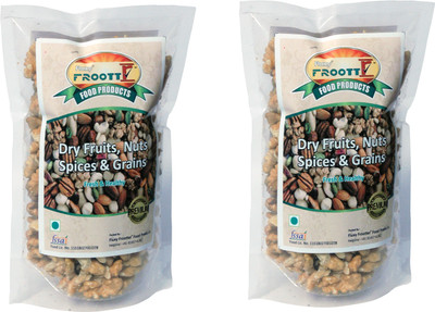 

FLUXYFROOTTR WALNUT | WALNUT KERNELS | 500 GM |250 X 2 POUCH | PACK OF 2 Walnuts(500 g, Pouch)