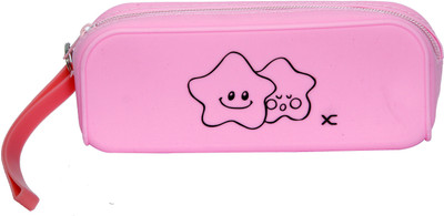 

ERA INNOVATIVE GIFTING Best Selling School office Silicone pen /pencil Cases/bags Art EVA Pencil Box(Set of 1, Pink)
