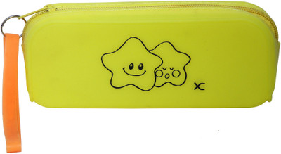 

ERA INNOVATIVE GIFTING Best Selling School office Silicone pen /pencil Cases/bags Art EVA Pencil Box(Set of 1, Green)
