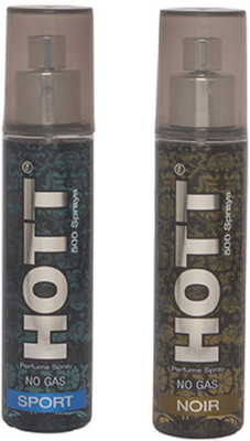 

HOTT SPORT & NOIR Perfume Spray for Men- (Set of 2) (60ml each) Perfume - 60 ml(For Men)