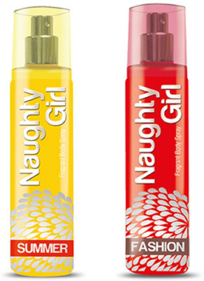 

Naughty Girl SUMMER & FASHION Perfume Spray for Women- (Set of 2) (135ml each) Perfume - 135 ml(For Women)