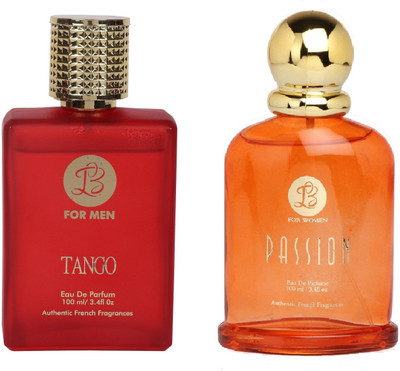 

Lyla Blanc Mens TANGO & Womens PASSION - (Set of 2 Perfume for Couple) (100ml each) Eau de Parfum - 100 ml(For Men & Women)