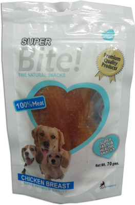 

Super Bite Breast Chicken Dog Treat(70 g, Pack of 4)