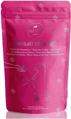 

Doggie Dabbas Berryblast Cheese Jerky Gluten and SOYA Free 100gm Chicken Dog Treat(100 g, Pack of 5)