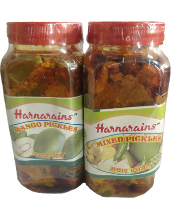 

Harnarains Pickle combo Mixed, Mango Pickle(800 g, Pack of2)