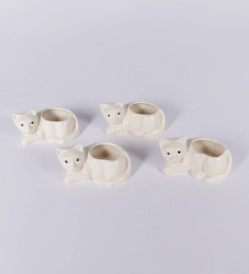 Culstreet Plant Container Set(Pack of 4, Ceramic)