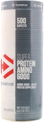

Dymatize Super Protein Amino 6000 (500 Caplets) EAA (Essential Amino Acids)(500 No, Unflavored)