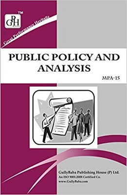 MPA15 Public Policy And Analysis English Medium | Guide Helpbook & Question Bank Of Gully Baba Publications(Paperback, Expert Panel of GPH Publications)