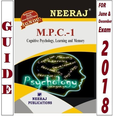 MPC1 Cognitive Psychology, Learning And Memory | English Medium | Neeraj Publications Guide With Question Bank(Paperback, Expert Panel of Neeraj Publications)