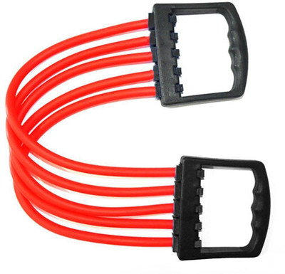 

NARMCREDENTIAL Fitness Rope Resistance Tube(Red, Black), Black;red