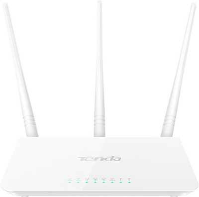 

TENDA F3 300-Mbps Wi-Fi Router with 3 antenna Router(White)