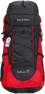 

C4U New Launched Rucksack Red,Black BagsNpack Dori Pattern-55 Rucksack - 55(Black, Red)