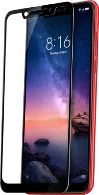 KrKis Edge To Edge Tempered Glass for Mi Redmi Note 6 Pro(Pack of 1)
