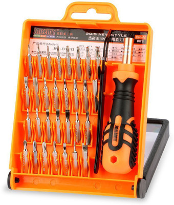 JAKEMY JM-8100 32 in 1 Mobile Phone Repair Tools Kit Combination Screwdriver Set(Pack of 32)