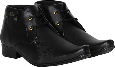 

Knot n Lace OfficeWear Lace Up For Men(Black