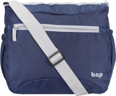 

BNP Men & Women Casual Blue Polyester Sling Bag